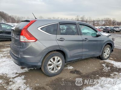 Trzecie zdjęcie samochodu z tyłu: 2014 HONDA CR-V EX VIN:5J6RM4H56EL087017 - miniatura