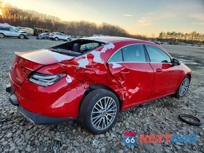 Trzecie zdjęcie samochodu z tyłu: 2020 MERCEDES-BENZ CLA 250 4MATIC VIN:WDD5J4HB4LN069142 - miniatura