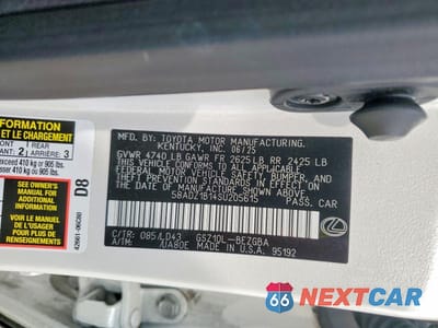 Zdjęcie 13 z 13 samochodu: 2025 LEXUS ES 350 BASE VIN:58ADZ1B14SU205615 - miniatura