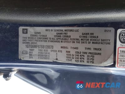 Zdjęcie 12 z 12 samochodu: 2011 GMC CANYON SLE VIN:1GTG6MF97B8120070 - miniatura