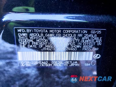 Zdjęcie 12 z 13 samochodu: 2025 LEXUS IS 350 F SPORT VIN:JTHGZ1E26S5039460 - miniatura