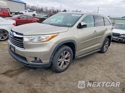 2014 TOYOTA HIGHLANDER XLE 5TDJKRFH5ES013024 - główne zdjęcie licytacji z USA - miniatura