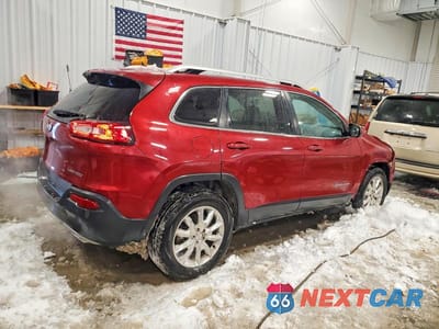Trzecie zdjęcie samochodu z tyłu: 2015 JEEP CHEROKEE LIMITED VIN:1C4PJMDS0FW652721 - miniatura
