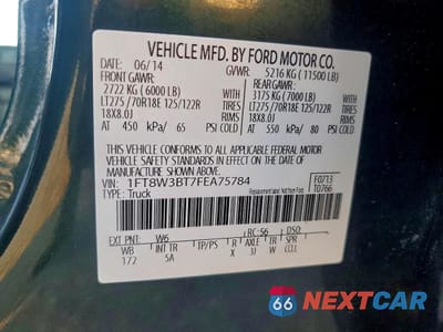 Zdjęcie 13 z 13 samochodu: 2015 FORD F350 SUPER DUTY VIN:1FT8W3BT7FEA75784 - miniatura