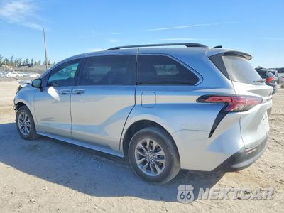 Drugie zdjęcie samochodu z przodu: 2022 TOYOTA SIENNA LE VIN:5TDKRKEC5NS135587 - miniatura