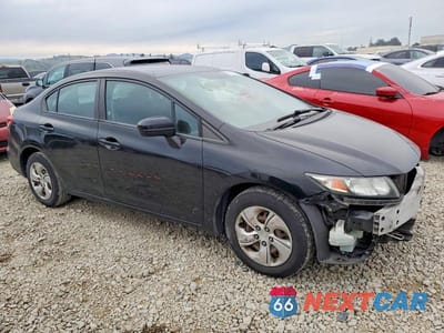 Czwarte zdjęcie samochodu z boku: 2015 HONDA CIVIC LX VIN:19XFB2F50FE091368 - miniatura