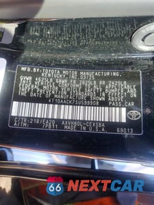 Zdjęcie 12 z 12 samochodu: 2025 TOYOTA CAMRY XSE VIN:4T1DAACK7SU599908 - miniatura