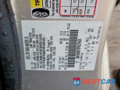 Zdjęcie 12 z 12 samochodu: 2009 MERCURY MILAN PREMIER VIN:3MEHM08189R629604 - miniatura