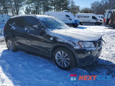 Czwarte zdjęcie samochodu z boku: 2013 BMW X3 XDRIVE28I VIN:5UXWX9C59D0A11832 - miniatura