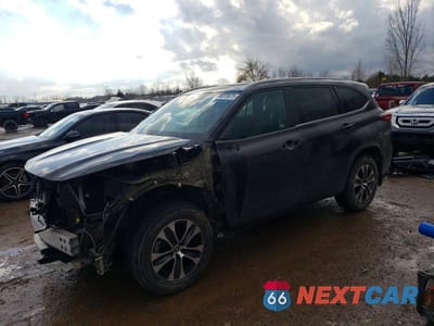 2022 TOYOTA HIGHLANDER XLE 5TDGZRBH7NS221367 - główne zdjęcie licytacji z USA - miniatura
