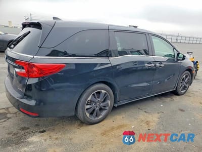 Trzecie zdjęcie samochodu z tyłu: 2021 HONDA ODYSSEY ELITE VIN:5FNRL6H98MB006382 - miniatura