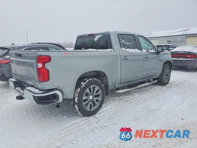 Trzecie zdjęcie samochodu z tyłu: 2025 CHEVROLET SILVERADO K1500 LT-L VIN:1GCPKKEK9SZ264900 - miniatura
