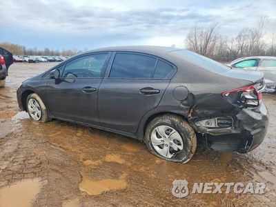 Drugie zdjęcie samochodu z przodu: 2013 HONDA CIVIC LX VIN:19XFB2F57DE017071 - miniatura