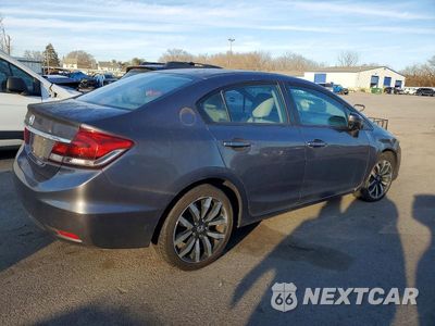 Trzecie zdjęcie samochodu z tyłu: 2014 HONDA CIVIC EXL VIN:19XFB2F94EE202456 - miniatura
