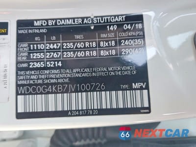 Zdjęcie 13 z 13 samochodu: 2018 MERCEDES-BENZ GLC 300 4MATIC VIN:WDC0G4KB7JV100726 - miniatura