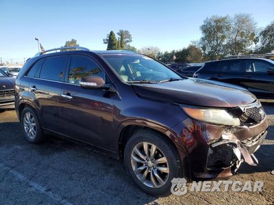 Czwarte zdjęcie samochodu z boku: 2013 KIA SORENTO SX VIN:5XYKW4A29DG357854 - miniatura