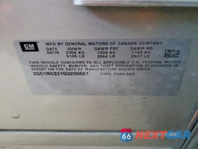 Zdjęcie 12 z 13 samochodu: 2016 CADILLAC XTS LUXURY COLLECTION VIN:2G61N5S31G9208661 - miniatura