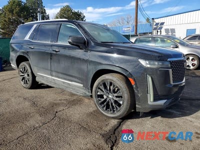 Czwarte zdjęcie samochodu z boku: 2021 CADILLAC ESCALADE PREMIUM LUXURY VIN:1GYS4BKL8MR375730 - miniatura