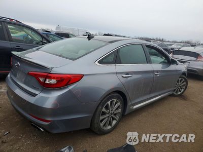 Trzecie zdjęcie samochodu z tyłu: 2016 HYUNDAI SONATA SPORT VIN:5NPE34AF0GH318138 - miniatura