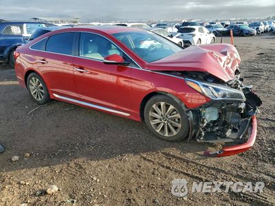 Czwarte zdjęcie samochodu z boku: 2017 HYUNDAI SONATA SPORT VIN:5NPE34AFXHH479209 - miniatura