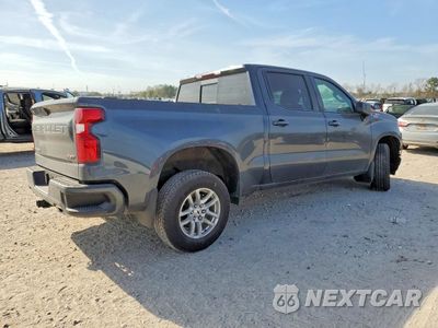 Trzecie zdjęcie samochodu z tyłu: 2021 CHEVROLET SILVERADO K1500 RST VIN:1GCUYEET6MZ361843 - miniatura