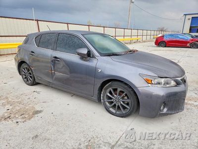 Czwarte zdjęcie samochodu z boku: 2013 LEXUS CT 200 H VIN:JTHKD5BHXD2156570 - miniatura