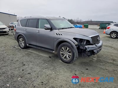 Czwarte zdjęcie samochodu z boku: 2016 INFINITI QX80 VIN:JN8AZ2NE5G9120154 - miniatura