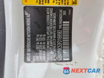 Zdjęcie 12 z 12 samochodu: 2015 BMW 650 I VIN:WBAYP9C53FD169583 - miniatura