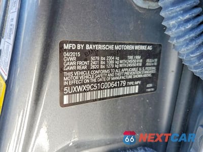 Zdjęcie 13 z 13 samochodu: 2016 BMW X3 XDRIVE28I VIN:5UXWX9C51G0D64179 - miniatura