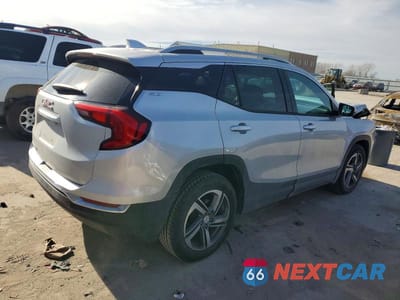 Trzecie zdjęcie samochodu z tyłu: 2018 GMC TERRAIN SLT VIN:3GKALPEV8JL211965 - miniatura