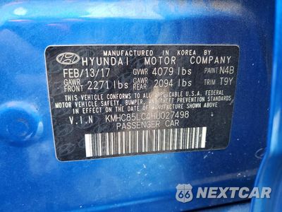 Zdjęcie 13 z 13 samochodu: 2017 HYUNDAI IONIQ LIMITED VIN:KMHC85LC4HU027498 - miniatura