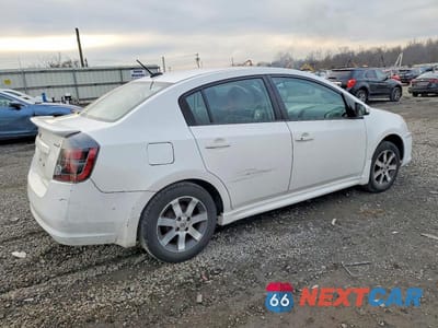 Trzecie zdjęcie samochodu z tyłu: 2012 NISS SENTRA VIN:3N1AB6AP3CL615570 - miniatura