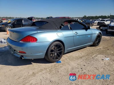 Trzecie zdjęcie samochodu z tyłu: 2006 BMW 650 I VIN:WBAEK13436CN78537 - miniatura