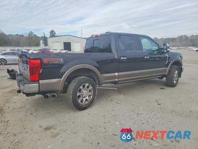 Trzecie zdjęcie samochodu z tyłu: 2021 FORD F250 SUPER DUTY VIN:1FT7W2BT5MED40950 - miniatura