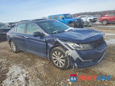 Czwarte zdjęcie samochodu z boku: 2014 HONDA ACCORD EXL VIN:1HGCR2F84EA153222 - miniatura