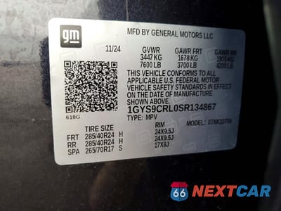 Zdjęcie 13 z 14 samochodu: 2025 CADILLAC ESCALADE PREMIUM LUXURY VIN:1GYS9CRL0SR134867 - miniatura