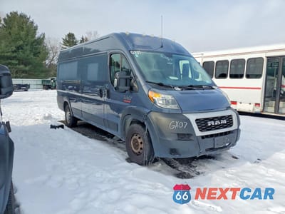 Czwarte zdjęcie samochodu z boku: 2020 RAM PROMASTER 3500 DELIVERY VAN VIN:3C6URVJGXLE136381 - miniatura
