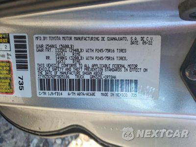 Zdjęcie 12 z 13 samochodu: 2023 TOYOTA TACOMA ACCESS CAB VIN:3TYRZ5CN2PT025186 - miniatura