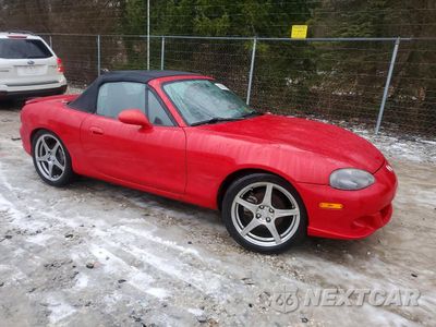 Czwarte zdjęcie samochodu z boku: 2004 MAZDA MX-5 MIATA SPEED VIN:JM1NB354240408244 - miniatura