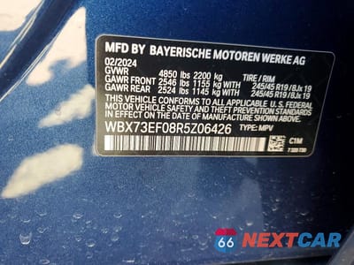 Zdjęcie 13 z 13 samochodu: 2024 BMW X1 XDRIVE28I VIN:WBX73EF08R5Z06426 - miniatura