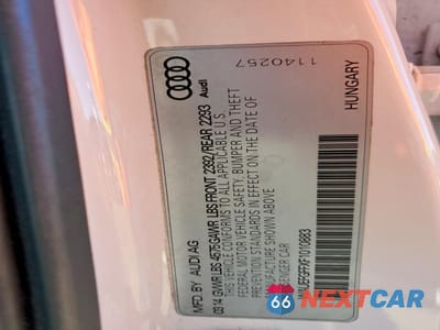 Zdjęcie 13 z 14 samochodu: 2015 AUDI A3 PREMIUM PLUS VIN:WAUEFGFFXF1010883 - miniatura