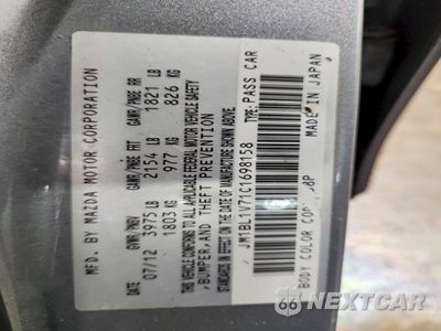 Zdjęcie 13 z 14 samochodu: 2012 MAZDA 3 I VIN:JM1BL1V71C1698158 - miniatura