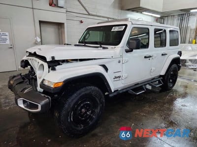 2021 JEEP WRANGLER UNLIMITED SAHARA 1C4HJXEGXMW764214 - główne zdjęcie licytacji z USA - miniatura