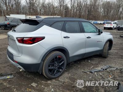 Trzecie zdjęcie samochodu z tyłu: 2022 CHEV BLAZER 3LT VIN:3GNKBJRS1NS144886 - miniatura