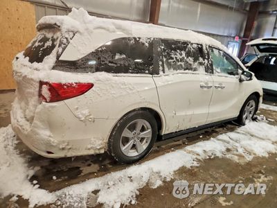 Trzecie zdjęcie samochodu z tyłu: 2019 HONDA ODYSSEY EXL VIN:5FNRL6H72KB057663 - miniatura
