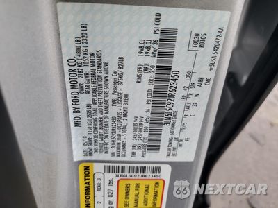 Zdjęcie 12 z 12 samochodu: 2018 LINCOLN MKZ SELECT VIN:3LN6L5C92JR623450 - miniatura
