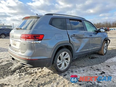 Trzecie zdjęcie samochodu z tyłu: 2021 VOLKSWAGEN ATLAS SE VIN:1V2HR2CA7MC532194 - miniatura