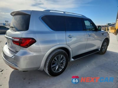 Trzecie zdjęcie samochodu z tyłu: 2019 INFINITI QX80 LUXE VIN:JN8AZ2NFXK9680107 - miniatura