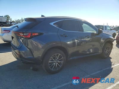 Trzecie zdjęcie samochodu z tyłu: 2024 LEXUS NX 350 BASE VIN:2T2AGCEZ4RC050522 - miniatura