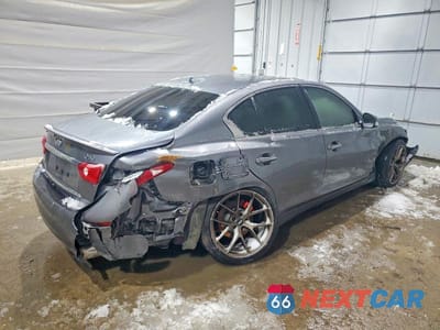 Trzecie zdjęcie samochodu z tyłu: 2015 INFINITI Q50 BASE VIN:JN1BV7AR3FM405533 - miniatura